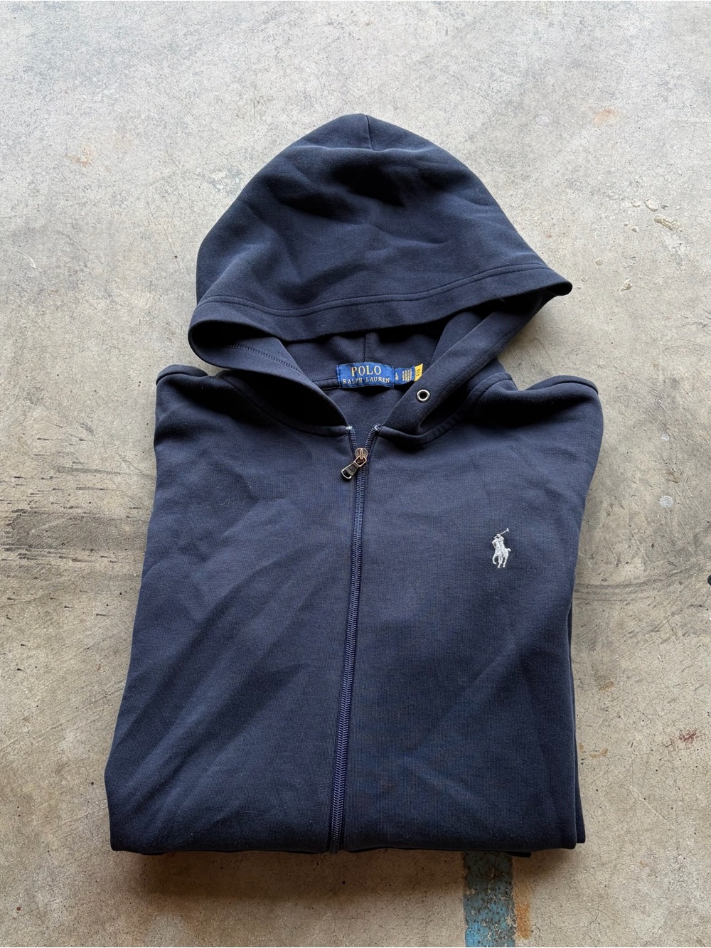 Polo by Ralph Lauren Men's Navy Zip-Up Hoodie